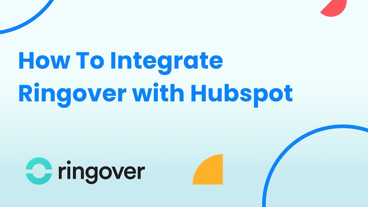 How To Integrate Ringover with Hubspot