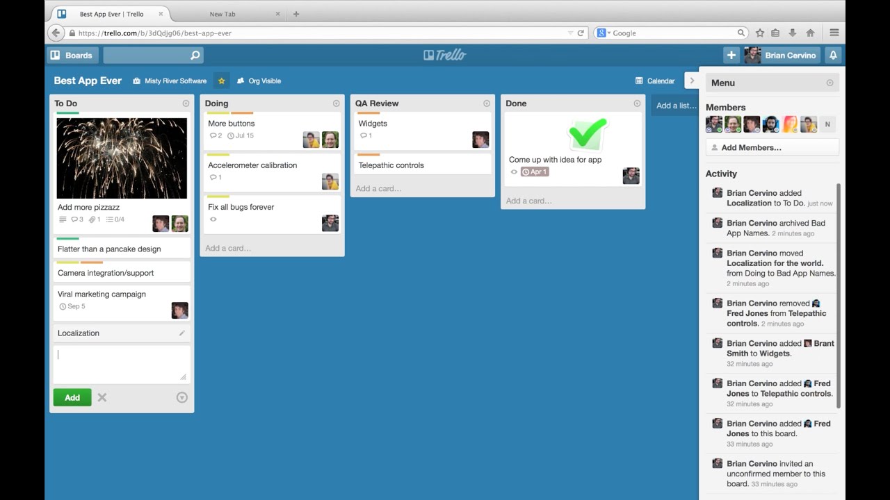Getting Started With Trello (Demo)