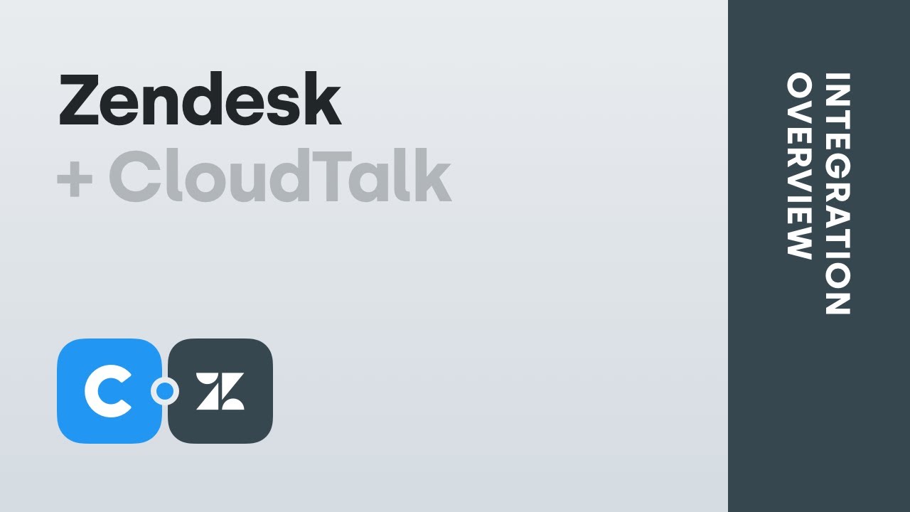 Zendesk + CloudTalk - Integration Overview