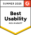 G2 Best Usability, Summer 2026