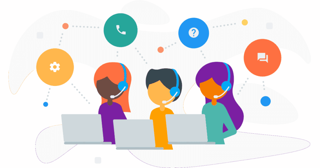 ilustración tres agentes