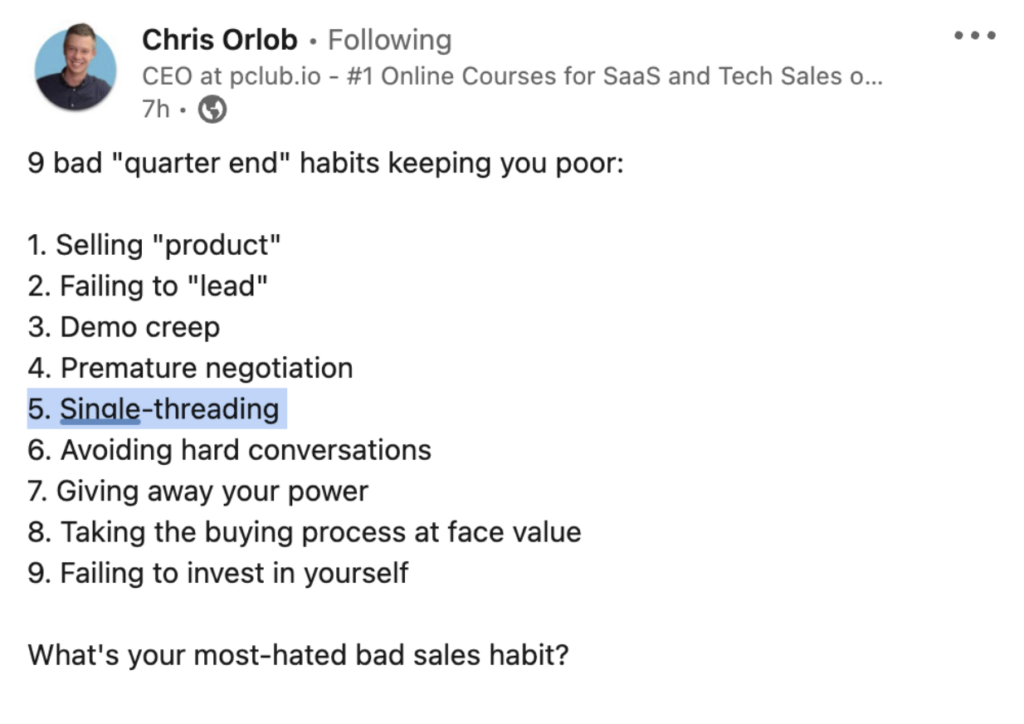 SIB LI quote multi-threading