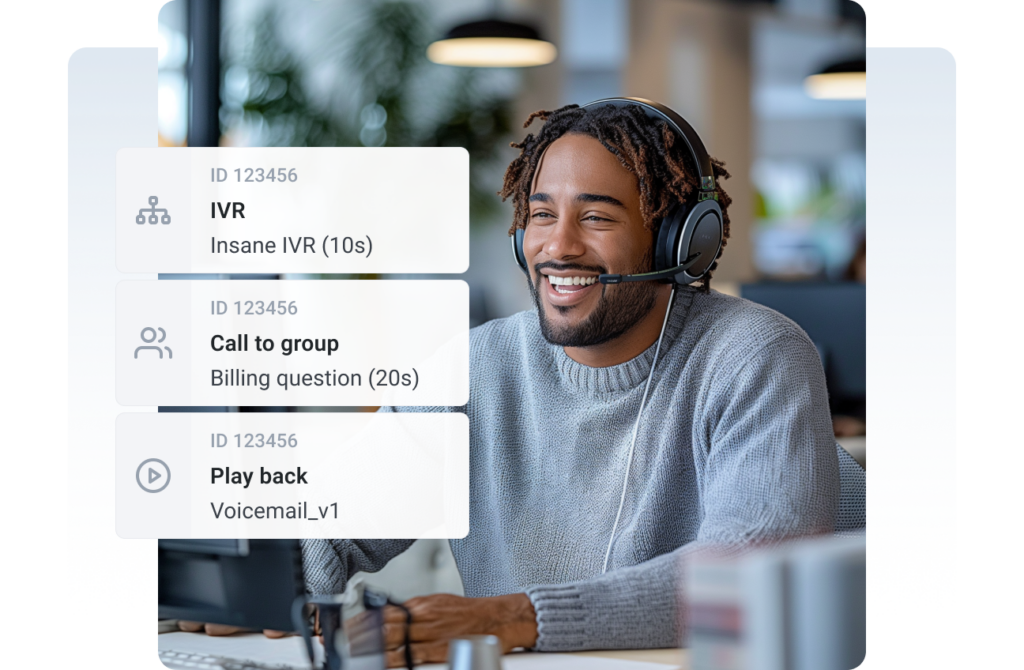 agent-making-calls-using-cloud based virtual phone system