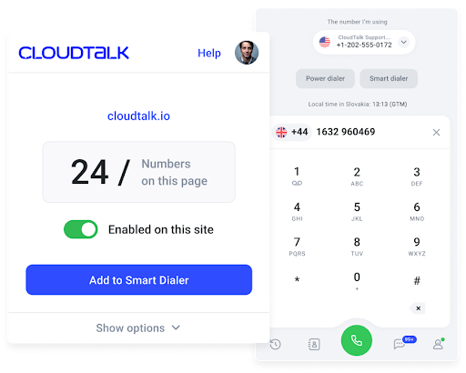 CloudTalk dialer